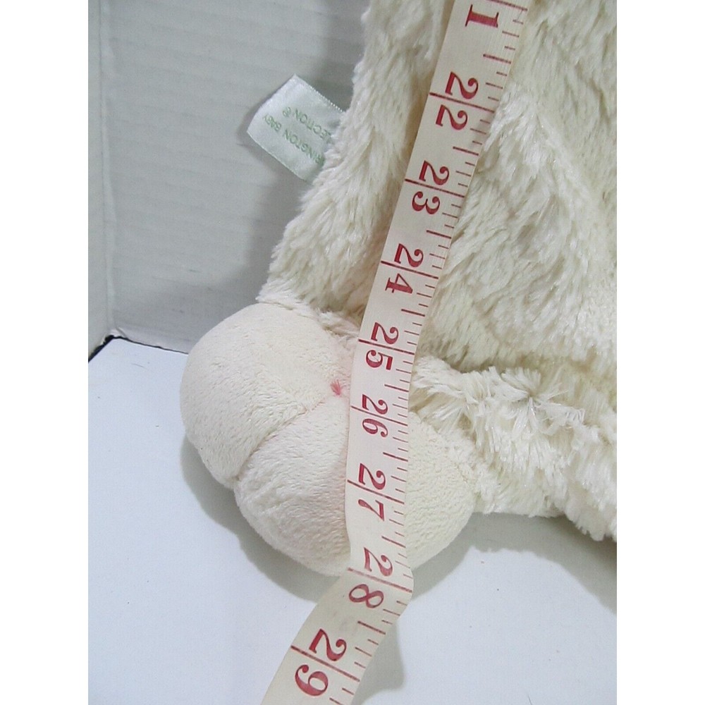 Baby Bearington Lamb White Security Safety Baby Plush Blanket large size 28"x19" - Picture 11 of 11